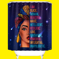 Cortina de ducha (Yo soy una mujer negra..)